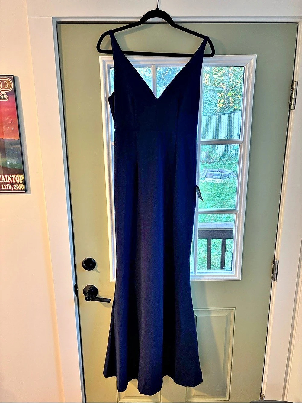 Lulus Melora Navy Blue Sleeveless Maxi Dress Blue Medium